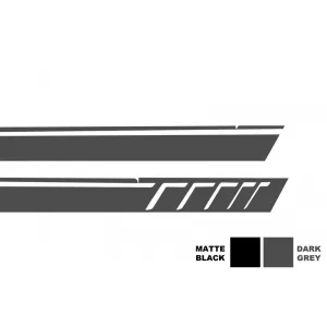 Side Decals Sticker Vinyl Dark Grey suitable for Mercedes G-class W463 (1989-2017)
