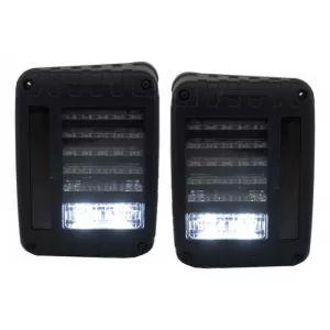Full LED Feux arrières adapté pour JEEP Wrangler Rubicon JK 2007-2017-image-6022516