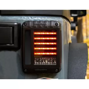 Full LED Feux arrières adapté pour JEEP Wrangler Rubicon JK 2007-2017-image-6022532