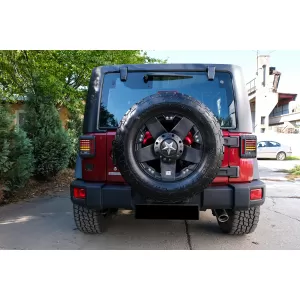 Full LED Feux arrières adapté pour JEEP Wrangler Rubicon JK 2007-2017-image-6073462