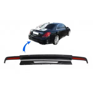 Hátsó lökhárító diffúzor Mercedes S-osztály W222 (2013-up) AMG S63 Design-image-6079324