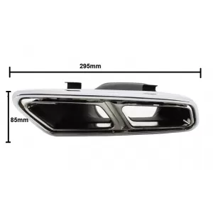Bodykit für Mercedes W212 E-Klasse Facelift 2013–2016 E63 Design Schalldämpferspitzen-image-6020507