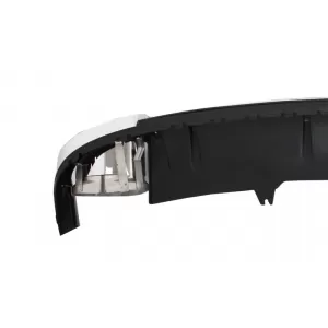 Rear Bumper Valance Diffuser Exhaust Tips suitable for Audi A4 B9 8W (2016-2018) Sedan Avant RS4 Design
