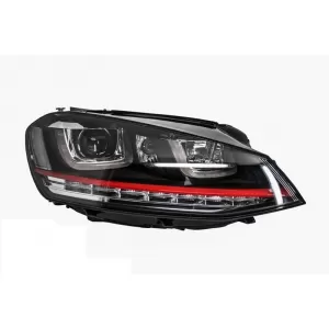 RHD Faruri 3D LED compatibil cu VW Golf 7 VII (2012-2017) R20 GTI Design Semnal Dinamic LED-image-6022867
