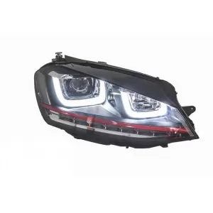 RHD Faruri 3D LED compatibil cu VW Golf 7 VII (2012-2017) R20 GTI Design Semnal Dinamic LED-image-6022874