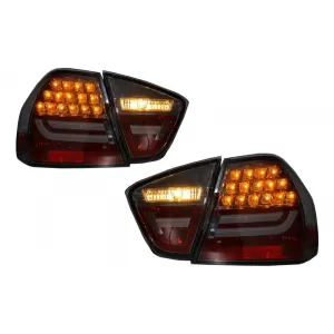 Heckstoßstange für BMW 3er E90 05–08 LED-Rücklichter M3-Look-image-6021342