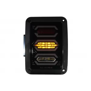 Stopuri Full LED compatibil cu Jeep Wrangler JK (2007-2017) Fumuriu-image-6022613