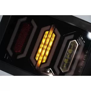 Stopuri Full LED compatibil cu Jeep Wrangler JK (2007-2017) Fumuriu-image-6022614