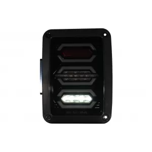 Stopuri Full LED compatibil cu Jeep Wrangler JK (2007-2017) Fumuriu-image-6022615