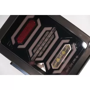 Stopuri Full LED compatibil cu Jeep Wrangler JK (2007-2017) Fumuriu-image-6022624