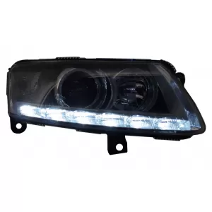 Xenon Headlights LED DRL suitable for Audi A6 C6 4F (04.2004-2008) Chrome Without AFS