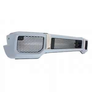 Pare-chocs avant avec Le noir BullBar pour Mercedes Classe G W463 1989-2017 G65 Look-image-6021681