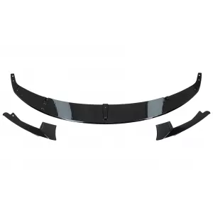 Front Bumper Spoiler suitable for BMW 3 Series F30 Sedan F31 Touring (2011-up) M Design Piano Black Edition