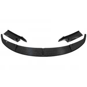 Front Bumper Spoiler suitable for BMW 3 Series F30 Sedan F31 Touring (2011-up) M Design Piano Black Edition
