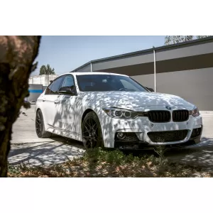 Front Bumper Spoiler suitable for BMW 3 Series F30 Sedan F31 Touring (2011-up) M Design Piano Black Edition
