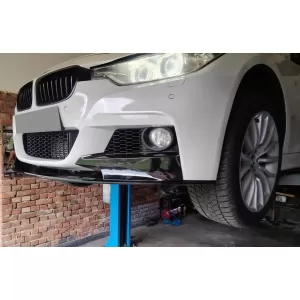 Spoiler pare-chocs avant pour BMW 3 F30 Berline F31 Touring 2011+ M Look Noir brillant-image-6340185