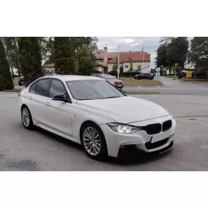 Spoiler pare-chocs avant pour BMW 3 F30 Berline F31 Touring 2011+ M Look Noir brillant-image-6340186