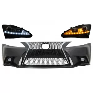 image-69-Lökhárító LEXUS IS XE20 06-13 modellekhez, Facelift XE30 design, LED DRL fényszórók