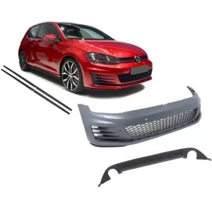 image-55-Első lökhárító VW Golf VII 7 2013-2016, GTI Dizájn, küszöb spoilerrel és hátsó diffúzorral