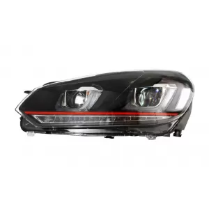 Stoßstange für VW Golf VI 6 08-13 Scheinwerfer LED Dynamisches GTI Look-image-6023268