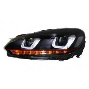 Stoßstange für VW Golf VI 6 08-13 Scheinwerfer LED Dynamisches GTI Look-image-6023271