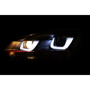 Stoßstange für VW Golf VI 6 08-13 Scheinwerfer LED Dynamisches GTI Look-image-6023275
