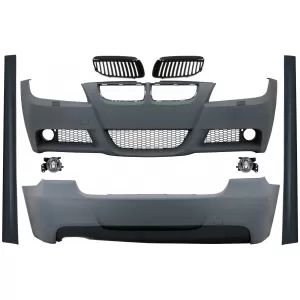 image-9-Body Kit BMW 3 E90 (2005-2008) modellekhez, M-Technik Dizájn, fekete hűtőráccsal