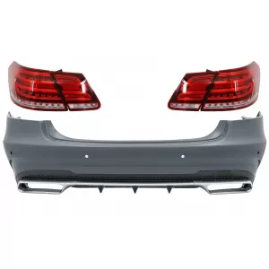 image-47-Задна Броня с LED светлинна лента Задни светлини , подходящи за Mercedes E-Class W212 (2009-2012) Facelift E63 Дизайн