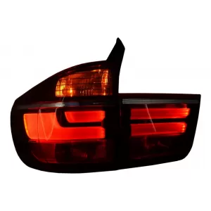 LED Taillights suitable for BMW X5 E70 (2007-2010) Light Bar LCI Facelift Design