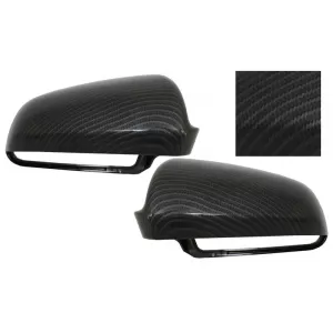 image-4-Visszapillantótükör burkolat Audi S3 A3 (8P), S4 A4 (B6, B7), S6 A6 (4F) karbon mintás hidrografikus