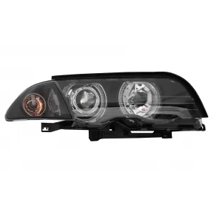 Scheinwerfer LED Angel Eyes für BMW E46 Limousine Touring 1998-2001 Schwarz-image-6045107