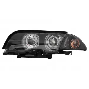 Scheinwerfer LED Angel Eyes für BMW E46 Limousine Touring 1998-2001 Schwarz-image-6045108