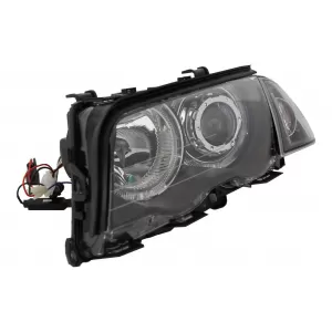 Scheinwerfer LED Angel Eyes für BMW E46 Limousine Touring 1998-2001 Schwarz-image-6045109