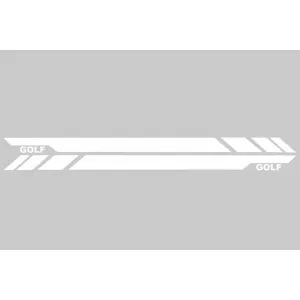 Side Decals Sticker Vinyl White suitable for VW  Golf 5 6 7 V VI VII (2003-up)