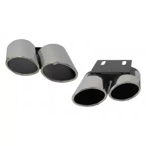 Diffusor für Audi A3 8V Schrägheck Sportback 12-15 Auspuff S3 Quad Look-image-6024258