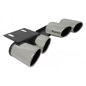 Diffusor für Audi A3 8V Schrägheck Sportback 12-15 Auspuff S3 Quad Look-image-6024259
