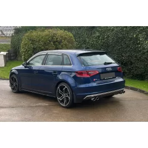 Hátsó lökhárító diffúzor kipufogóvégekkel AUDI A3 8V Hatchback Sportback (2012-2015) S3 Quad Dizájn-image-6351068