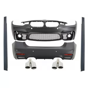 image-11-Komplett Body Kit BMW F30 (2011-től) modellekhez, EVO II M3 Dizájn, Quad M-Power kipufogóvégekkel