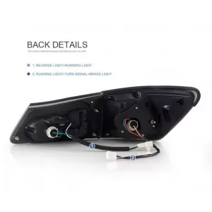 Full LED hátsó lámpa LEXUS IS XE20 (2006-2012) fénycsöves Facelift New XE30 sötétített-image-6025895