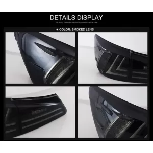 Full LED hátsó lámpa LEXUS IS XE20 (2006-2012) fénycsöves Facelift New XE30 sötétített-image-6025896