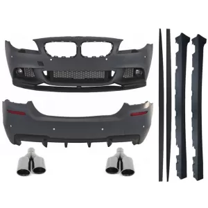 image-17-Komplett Body Kit BMW F10 5 (2011-től) modellekhez, M-Performance dizájn, M-Power kipufogóvégekkel