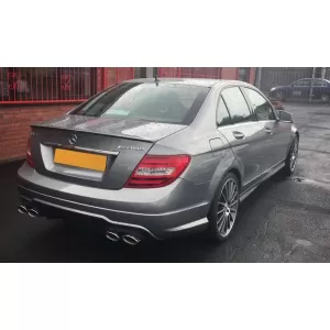 Bodykit für Mercedes C W204 2007-2015 MOPF C63 Design Rückleuchten Stoßstange Seitenschweller-image-6025082