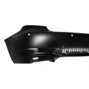 Heckstoßstange für BMW 3 E92 E93 06-10 M3 Look Schwarz Quad Auspuff-image-6025345