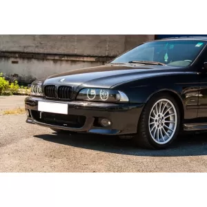 Pare-chocs pour BMW Série 5 E39 95-03 Grilles Double Bande Noir Look M5-image-6025519