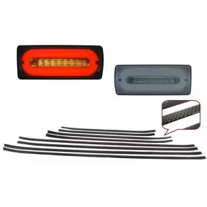 image-28-LED Light Bar hátsó lámpa füst színű, Carbon ajtószegélyekkel MERCEDES G-osztály W463, 1989-2015