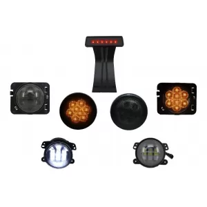 image-71-LED lámpa szett: irányjelzők, ködlámpa, harmadik féklámpa JEEP Wrangler JK (2007-2016)