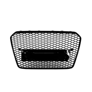 image-70-Ohne Emblem Gitter für Audi A5 8T 2012-2015 RS Look Glänzend schwarz