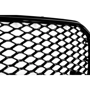 Badgeless Front Grille suitable for Audi A5 8T (2012-2015) RS Design Piano Black