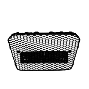Badgeless Front Grille suitable for Audi A5 8T (2012-2015) RS Design Piano Black