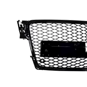 Badgeless Front Grille suitable for Audi A4 B8 (2008-2011) RS4 Design Piano Black